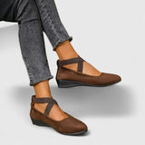 Liselotte | Damen Orthopädische Mary Jane Schuhe – Braun