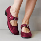 Lizzy | Luxus-Ledersandalen – Rot
