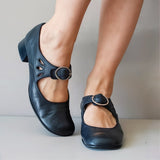 Lizzy | Luxus-Ledersandalen – Schwarz
