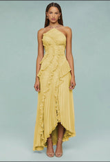Arvynna - Fließendes Maxikleid – Gelb