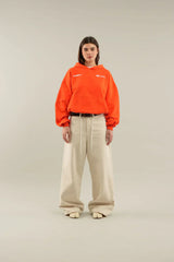 Unisex bedruckter Hoodie – Orange