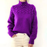 MIA – Eleganter Pullover für jeden Tag – Veilchen