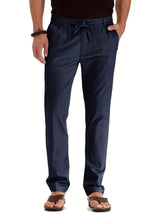 Magdus | Herren Stilvolle Hosen | Sommer – Marineblau