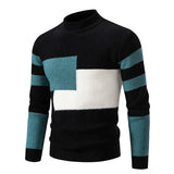 LUKAS | ELEGANTER WINTERPULLOVER – Grün / Schwarz