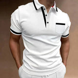 Elegantes Herren Polo Shirt für jeden Anlass – Weiß