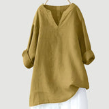 Nicole – Elegante Damen Tunikabluse – Yellow