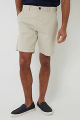 Kurze Chino-Shorts mit mehreren Taschen für Herren | Ideal für die Sommersaison – Hellbeige