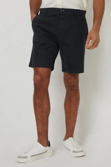Kurze Chino-Shorts mit mehreren Taschen für Herren | Ideal für die Sommersaison – Schwarz