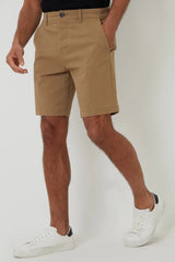 Kurze Chino-Shorts mit mehreren Taschen für Herren | Ideal für die Sommersaison – Beige