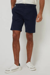 Kurze Chino-Shorts mit mehreren Taschen für Herren | Ideal für die Sommersaison – Marineblau