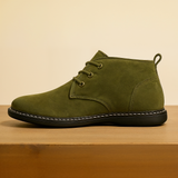 Morrow™ Olivgrüne Wildleder Chukka Boots mit Gepolsterter Innensohle und Gummisohle – Armeigrün