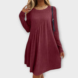 Abby™ - Weiches und Bequemes Kleid – Rot