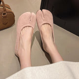 Yumi | Japanische Tabi Split-Toe Ballerinas – Beige