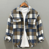 Kevin™ | Supreme Flanellhemd – Blau