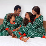 Familie Weihnachten Pyjama Satz | Warme – Grün
