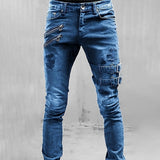LuxeLine Denim Jeans – Blau