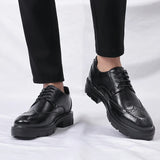 Heiko™ - Lässige Herrenschuhe | +4CM +7CM +9CM – Schwarz