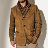 Sylvester  – Vintage Stilvoll Jacke – Braun
