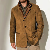 Wesley – zeitlose eleganz mit modernem komfort vintage-herrenjacke – Braun