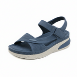 Ingeborg | Damen Sandalen Breite Zehenbox Fußgewölbestütze – Komfort Sandalen 2026 – Blau