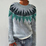 Klassisch - strickpullover – Grau