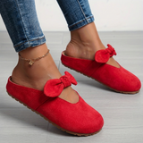 Minaya – Mules Mit Schleifenriemen – Rot