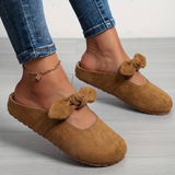 Minaya – Mules Mit Schleifenriemen – Braun