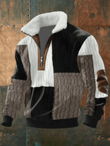 Navor – Stilvoller Freizeitpullover – Schwarz/Grau