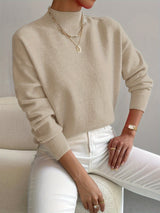 Gertrud – Strickpullover – Beige