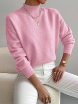 Gertrud – Strickpullover – Hellrosa