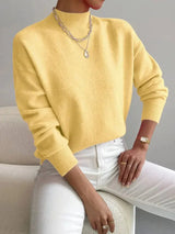 Gertrud – Strickpullover – Gelb