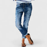 Marliesel | Damen Straight Leg Jeans – Blau