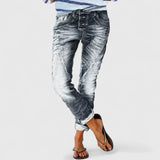 Marliesel | Damen Straight Leg Jeans – Grau