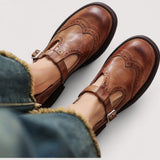 Louisa™ - Orthopädische Mary Jane Schuhe – Braun
