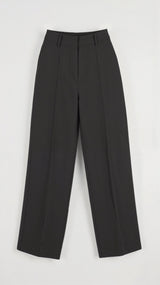Mathilda Hose mit Weitem Bein – Grau