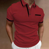 Mats | Herren Poloshirt Für Freizeit – Rot