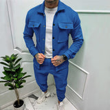 Matthias | Herren Zweiteiler Set – Blau