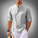 Julian – Sommer Poloshirt – Sommer Chic – Hellgrau