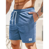 Maximilian | Herren Badeshorts mit Kordelzug – Blau