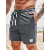 Maximilian | Herren Badeshorts mit Kordelzug – Dunkelgrau