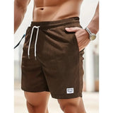 Maximilian | Herren Badeshorts mit Kordelzug – Braun