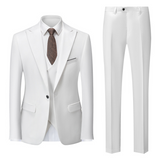 Maximilian | Herren Business Anzug Set – Weiß