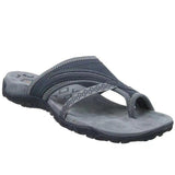 Maximiliane | Damen Flache Komfort Sandalen – Grau
