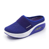 Meike | Damen Slip-On Sneaker mit Luftkissensohle – Dunkel Blau
