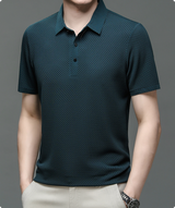 Jason | Kurzarm Polokragen Poloshirt – Marineblau