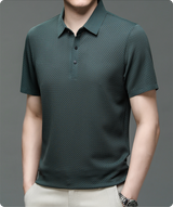 Jason | Kurzarm Polokragen Poloshirt – Dunkelgrün