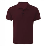 Capri - Ultrabequemes Polohemd für Männer – Merlot Rot