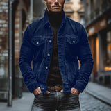 MILO | RETRO CORDJACKE – Blau