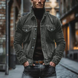 MILO | RETRO CORDJACKE – Dunkelgrau