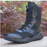Adan Taktische Wanderstiefel – Schwarzes Segeltuch